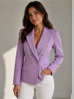 New Aleeza Paris Lavender Sample Blazer – Fits Up to Small